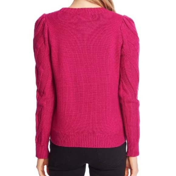 CECE Entwine Cable Knit Sweater - Picture 2 of 2